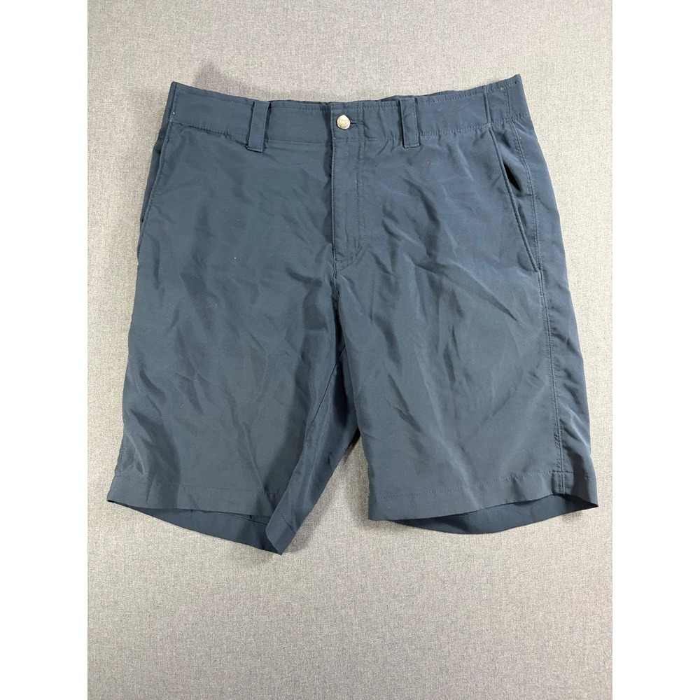 Callaway Mens Golf Shorts Navy Blue Flat Front Performance Size 30